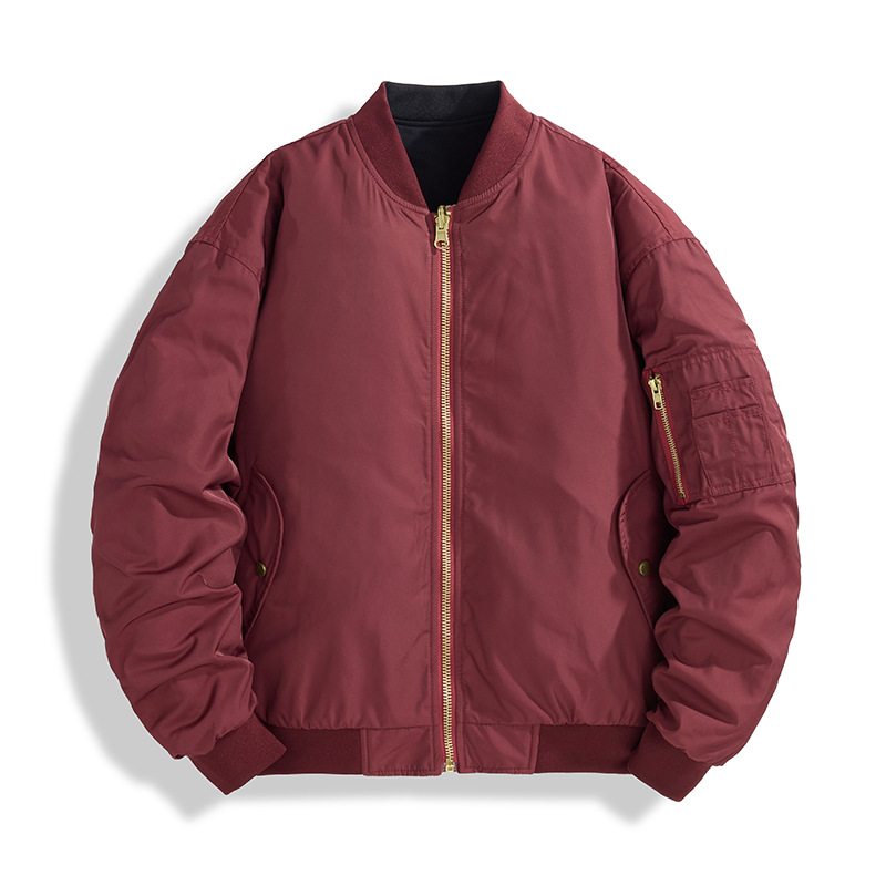 Kışlık Çift Taraflı Kapitone B - Bomber Jacket Men incelemesi ve fiyatı