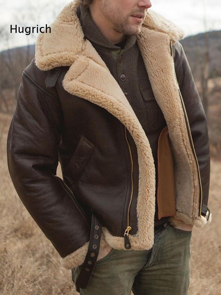 Erkek B3 Shearling Pilot Ceket - Bomber Jacket Men incelemesi ve fiyatı