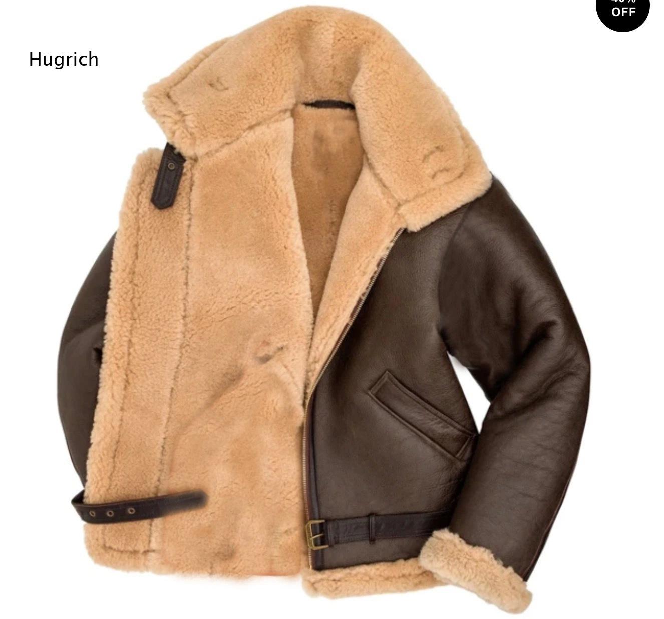 Erkek B3 Shearling Pilot Ceket - Bomber Jacket Men incelemesi ve fiyatı