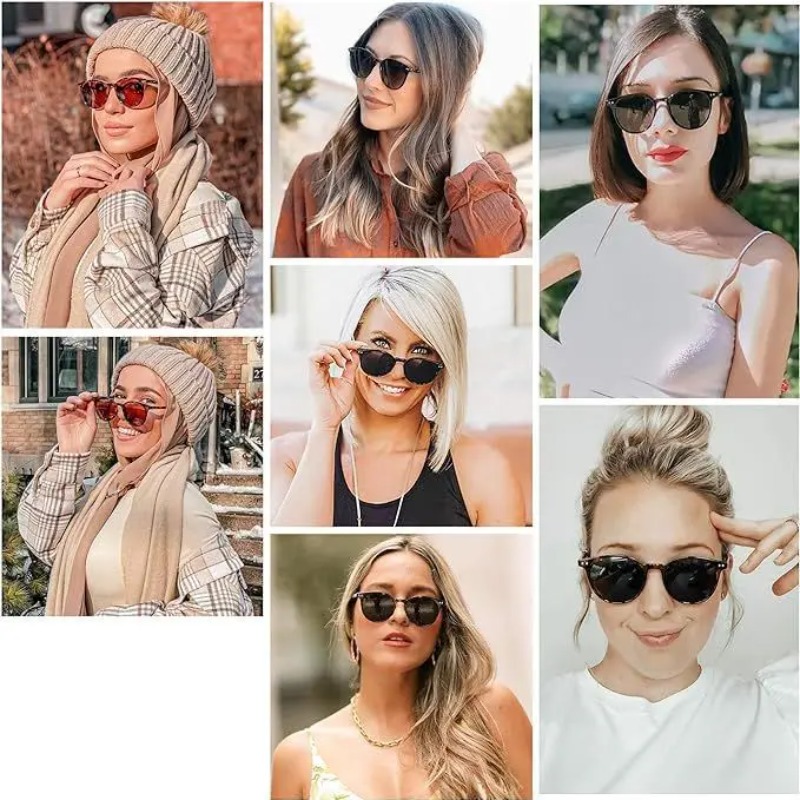 Vintage Moda Yuvarlak Güneş Gö - Men'S Fashion Glasses incelemesi ve fiyatı