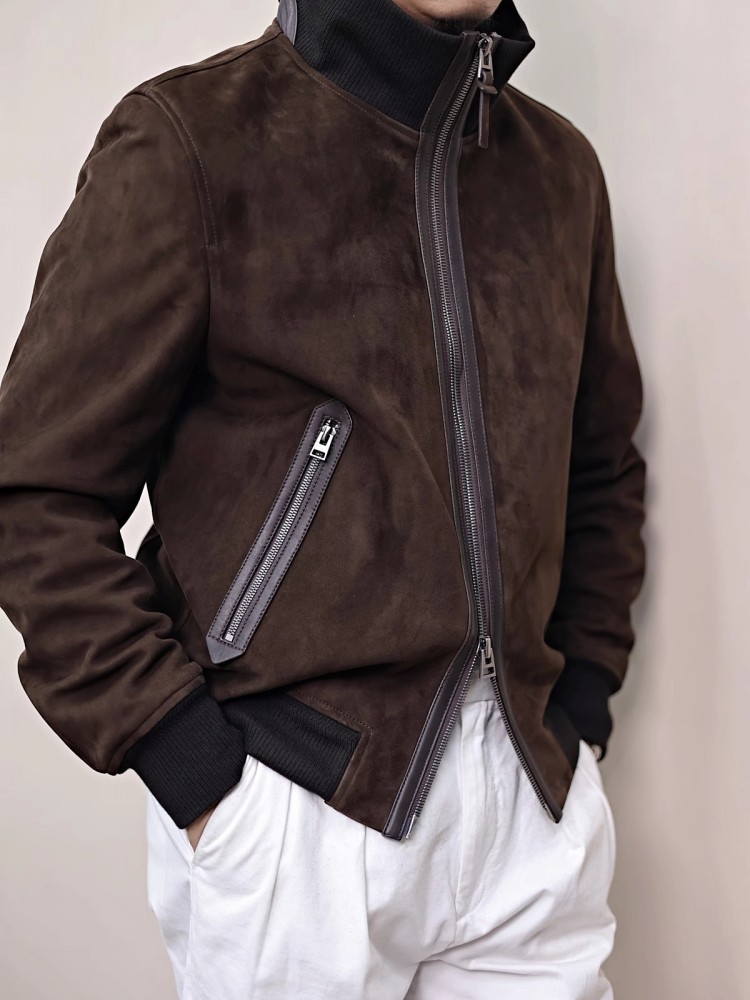 Erkek Hakiki Deri Ceket Standı - Bomber Jacket Men incelemesi ve fiyatı