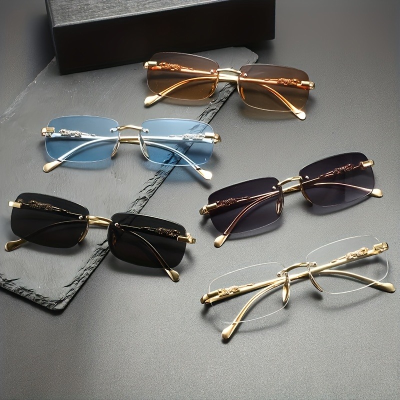 Moda Çerçevesiz Metal Güneş Gö - Men'S Fashion Glasses incelemesi ve fiyatı