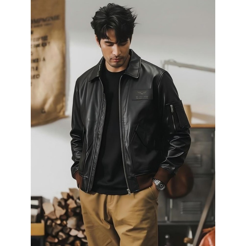 45P Vintage Aviator Uçuş Ceket - Bomber Jacket Men incelemesi ve fiyatı