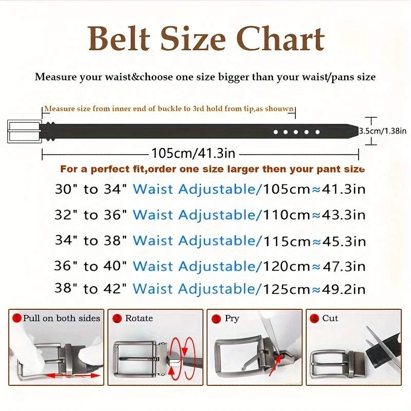 1 adet erkek iş hakiki deri da - Leather Belt Braided incelemesi ve fiyatı