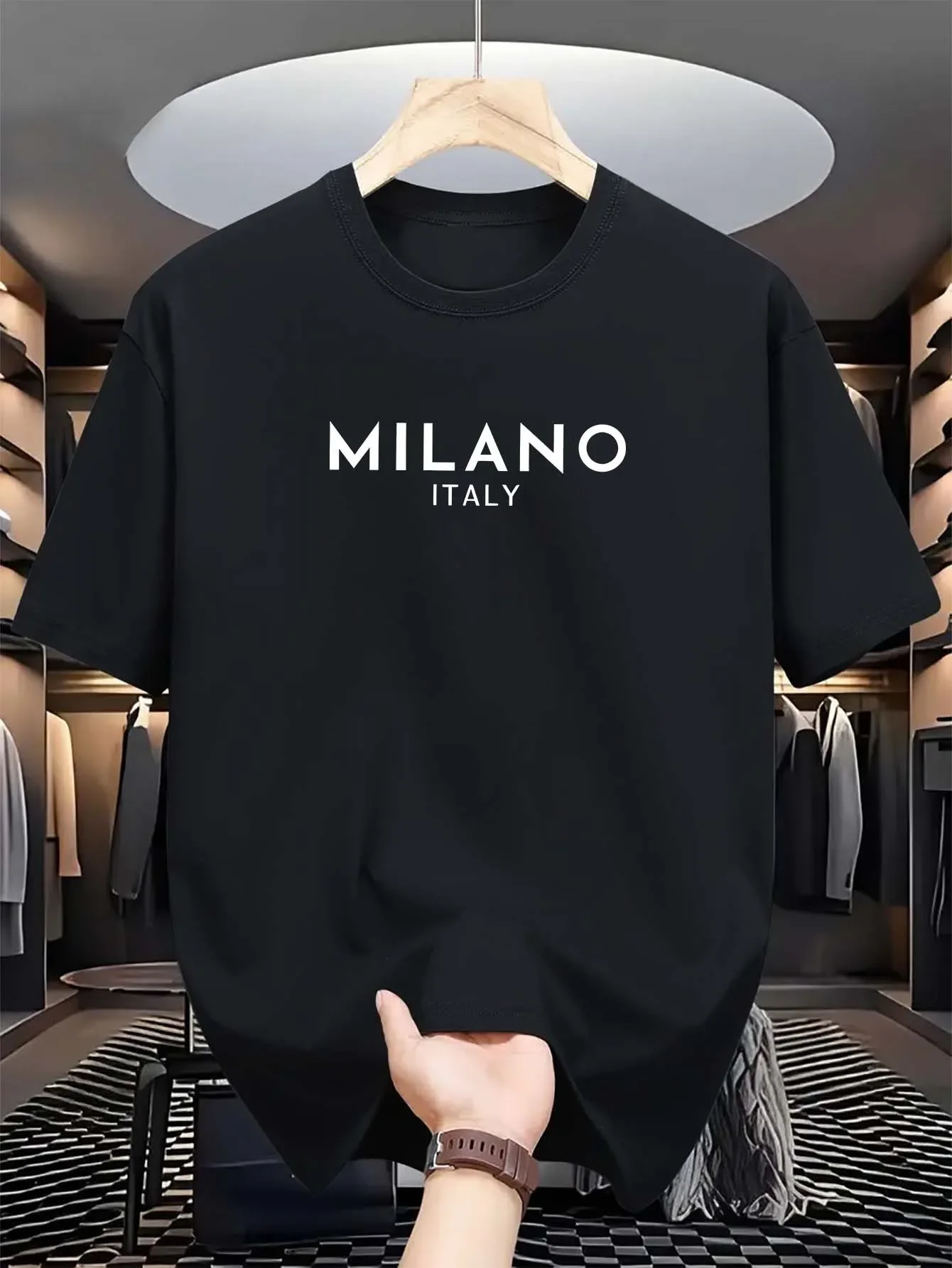 Milan İtalyan Yuvarlak Yaka Ba - Milan Men'S Fashion incelemesi ve fiyatı