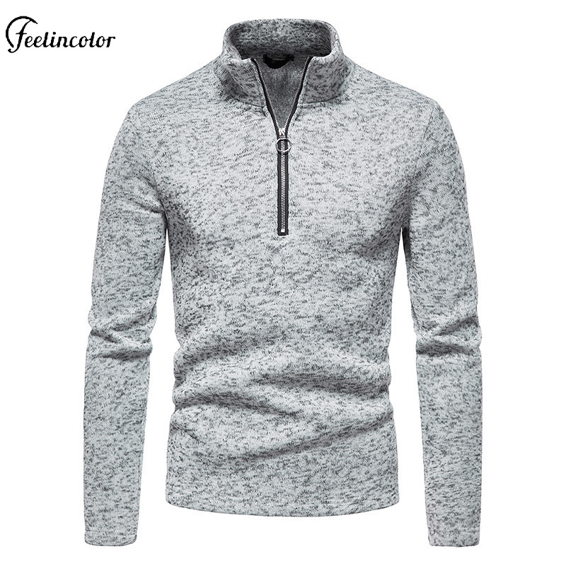 Erkekler Heathered Gri Çeyrek  - Mens Fashion Quarter Zip incelemesi ve fiyatı